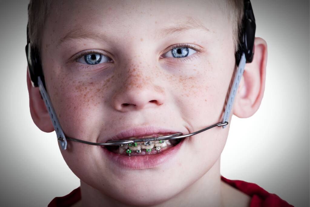 Dental headgear, Dental orthodontic devices, dental headgear for kids, dental headgear child